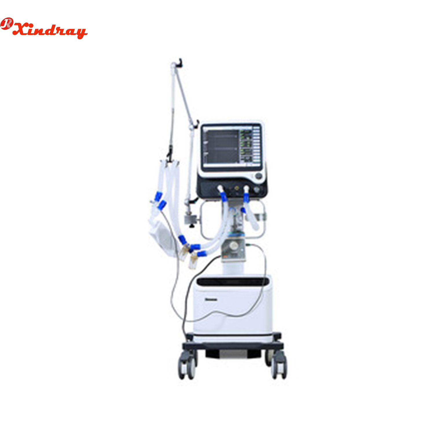Big Touch Screen Respiratory Machine Medical Stock ICU Ventilator Machine for ICU 