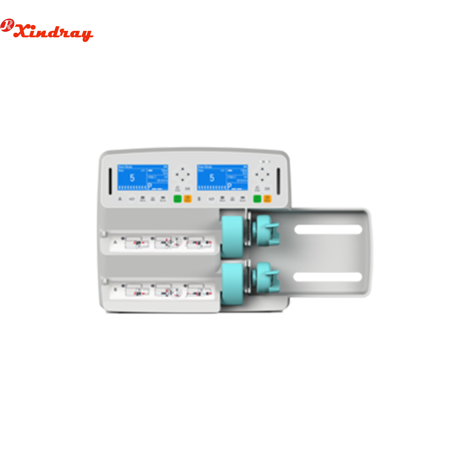 Manufacturer Double Channel Portable Medical Infusion Syringe Pump 