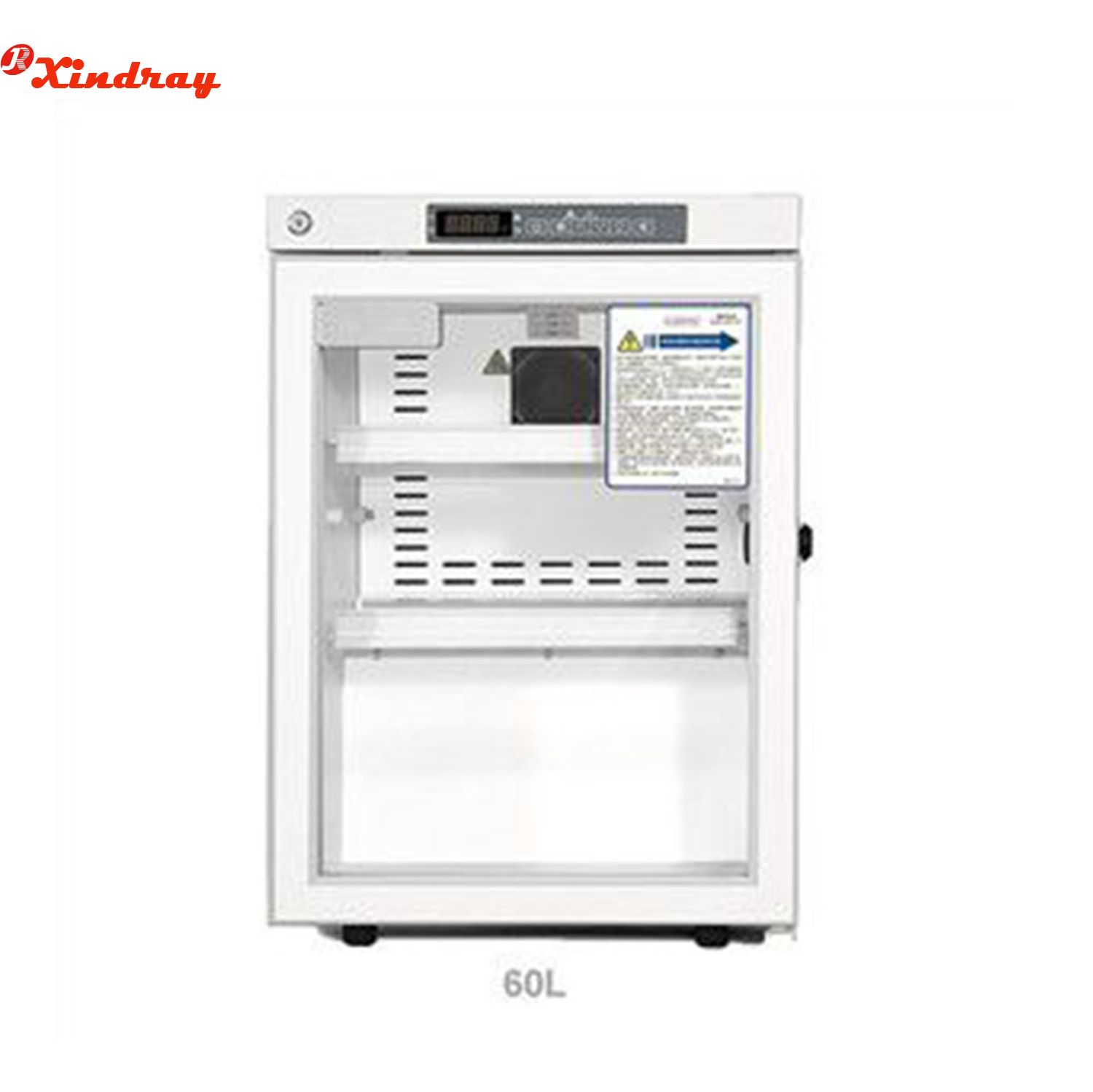 Vaccine Storage Medical 60L/100L 2-8 Degree Upright Pharmacy Refrigerator With Glass Door