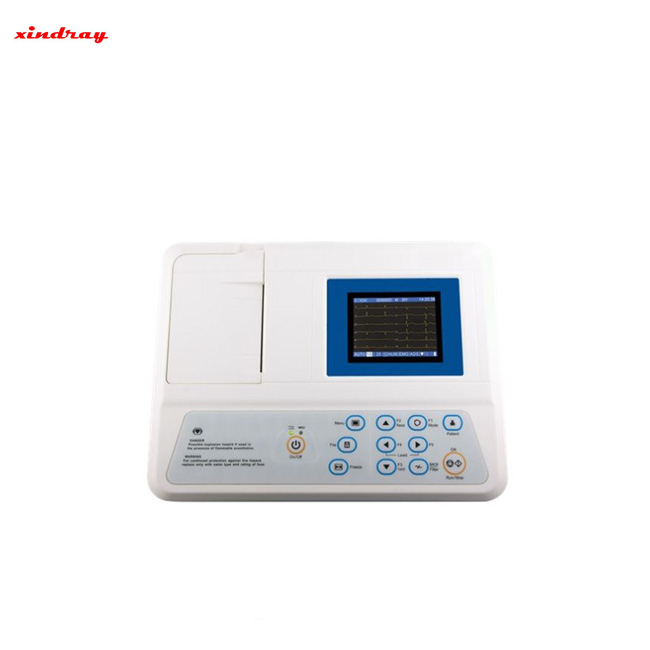 Portable Three Channel ECG Machine