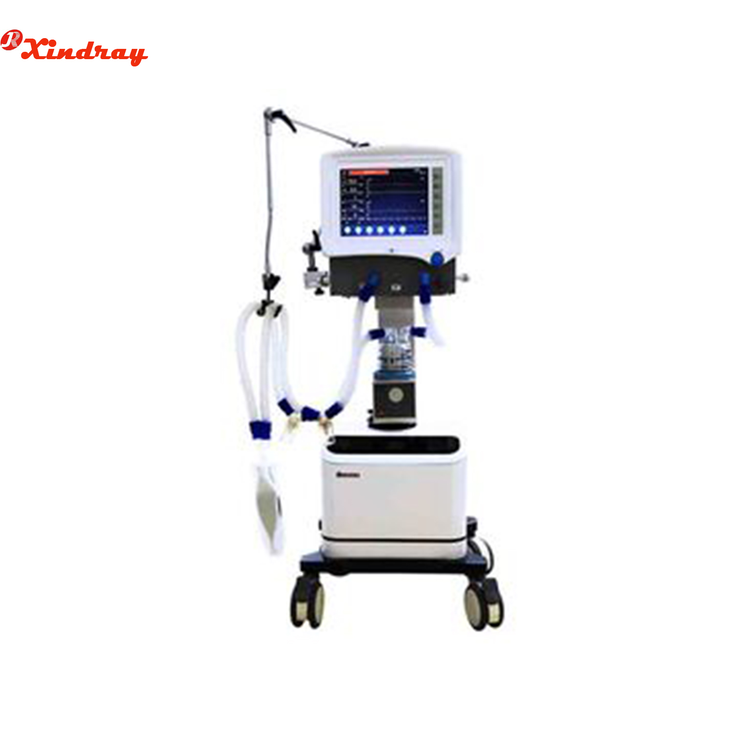  Mobile Trolley Breathing Machine ICU Ventilator Machine for Human or Infant Use