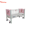 One function manual epoxy painted steel children bed