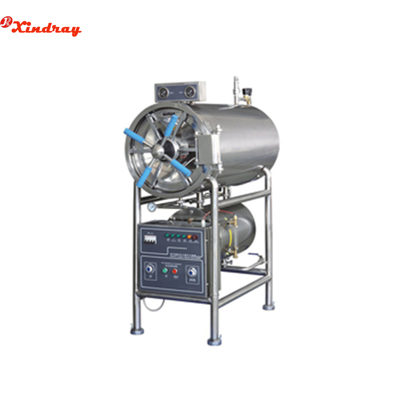 Horizontal cylindrical pressure steam sterilizer